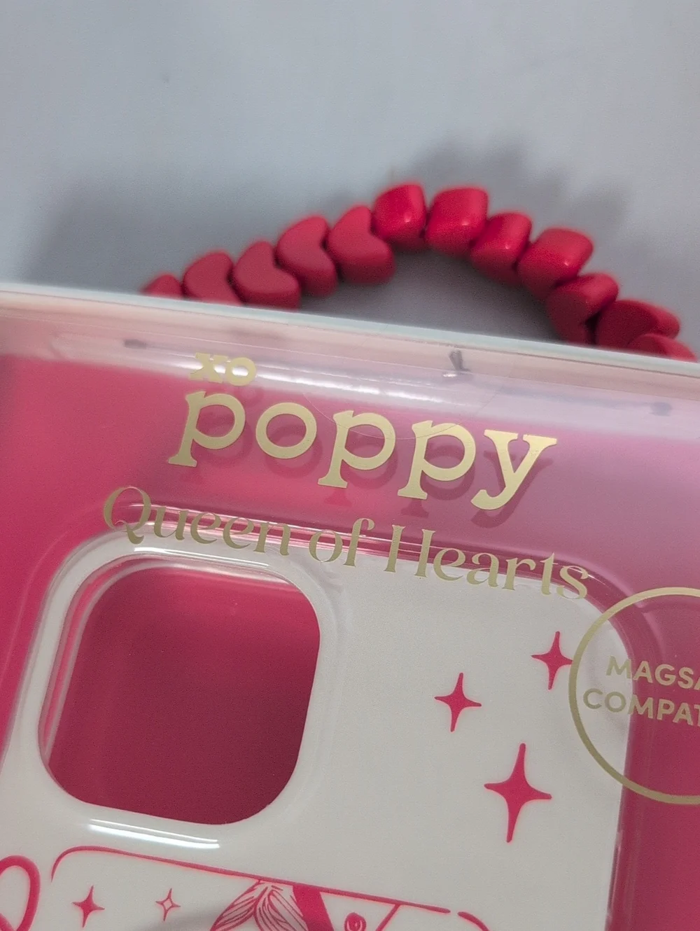 XO Poppy Queen of Hearts iPhone 16e/15/14/13 Phone Case